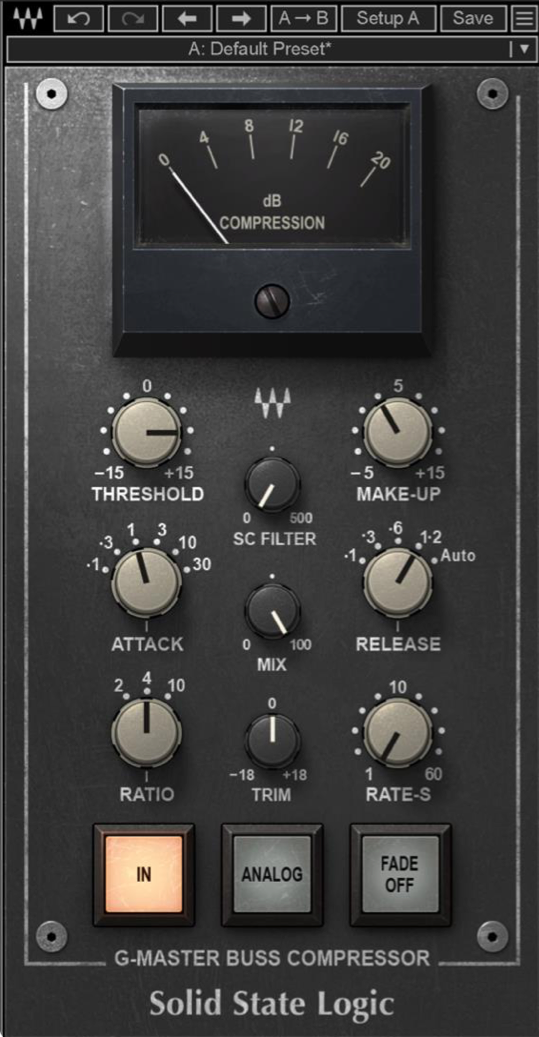 Waves SSL G-Master Buss Compressor
